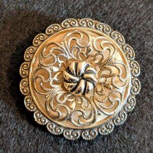 Vintage WEST GERMANY SIGNED Scarf clip Beautifully intricate